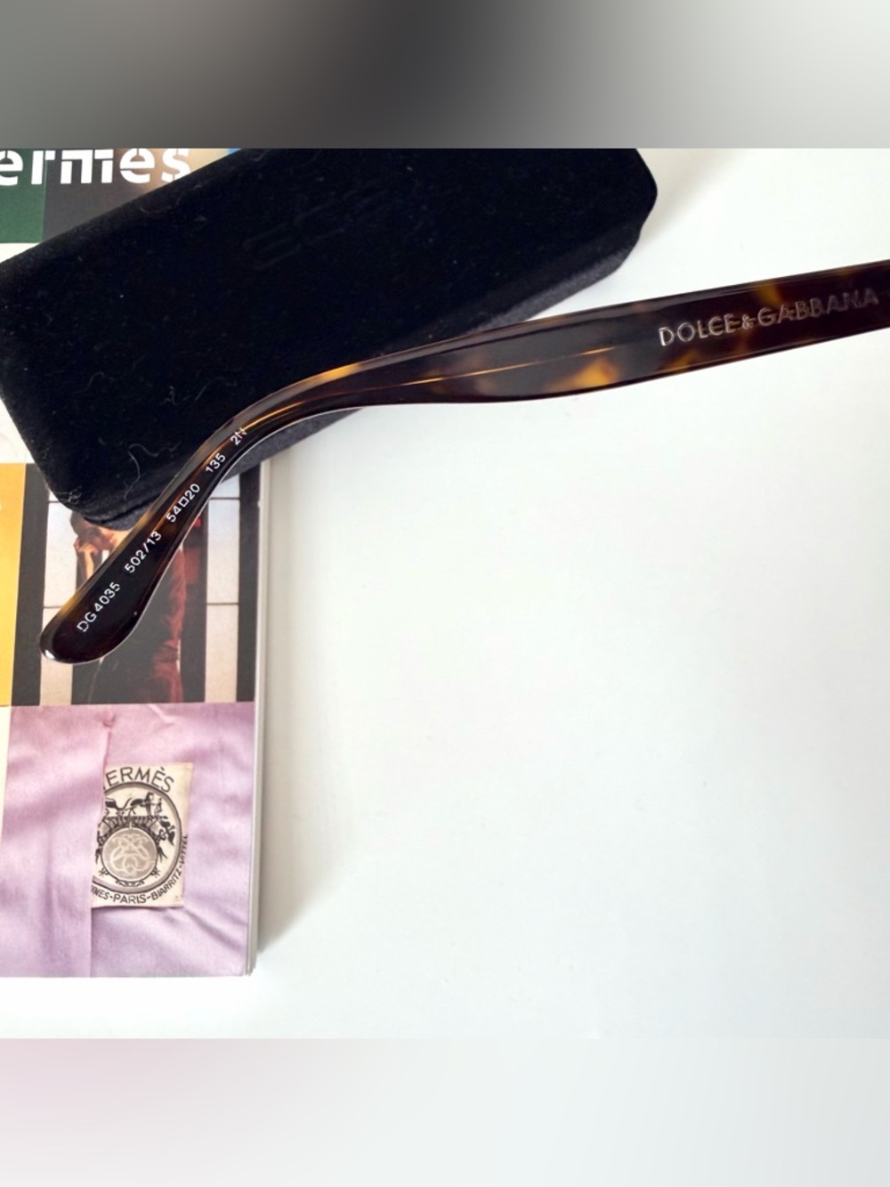 Vintage Dolce & Gabbana Havana Oversized Square Sunglasses - Picture 5 of 9